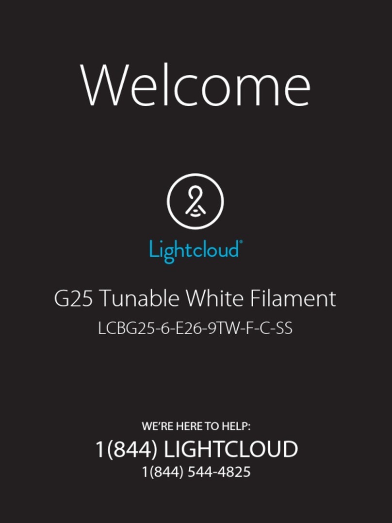 Lightcloud LCBG25-6-E26-9TW-F-C-SS manual