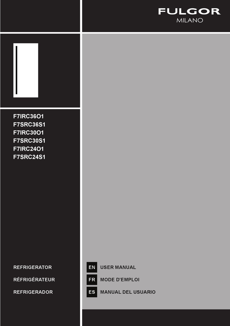 Fulgor Milano F7SRC36S1 user manual