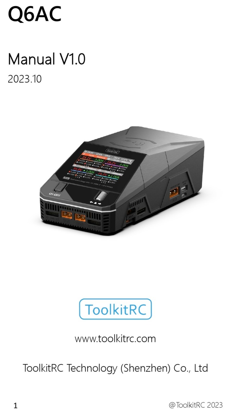 ToolKitRC Q6AC User manual ToolKitRC Q6AC User manual