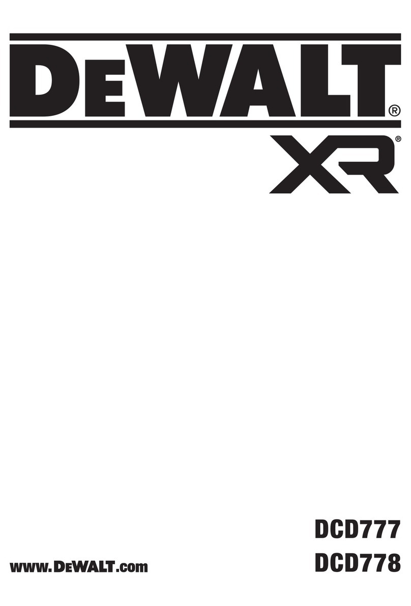 DeWalt DCD777D2T-QW Original instructions