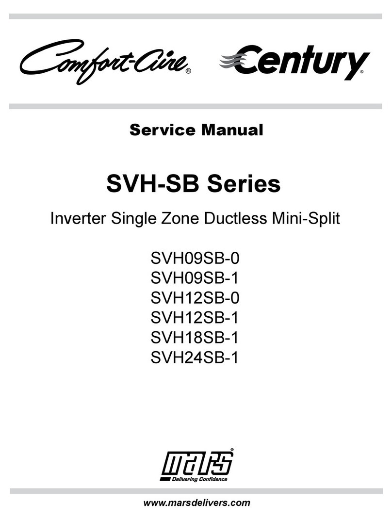 Mars Comfort-Aire Century SVH09SB-0 User manual Mars Comfort-Aire Century SVH09SB-0 User manual