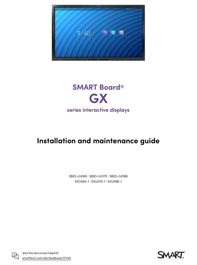 SMART Board GX Product manual