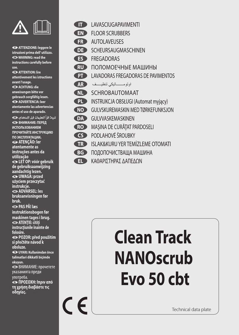 Lavorwash Clean Track NANOscrub Evo 50 cbt instructions Lavorwash Clean Track NANOscrub Evo 50 cbt instructions