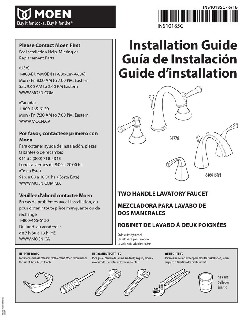 Moen WS84661SRN installation guide