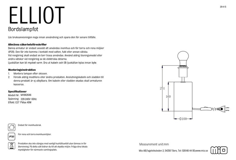 Mio ELLIOT M1982646 instructions