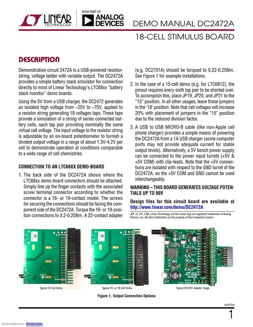 Analog Devices Linear Technology DC2472A Quick setup guide Analog Devices Linear Technology DC2472A Quick setup guide