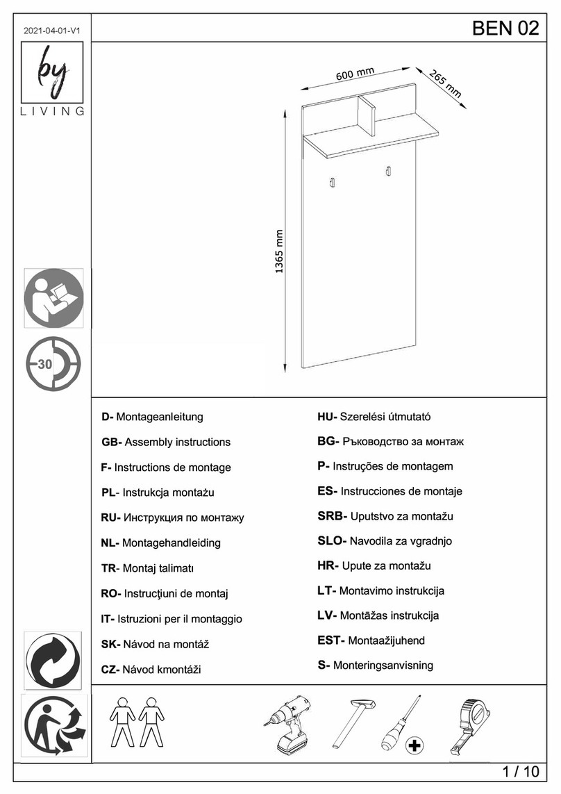 byLIVING BEN 02 Assembly instructions byLIVING BEN 02 Assembly instructions