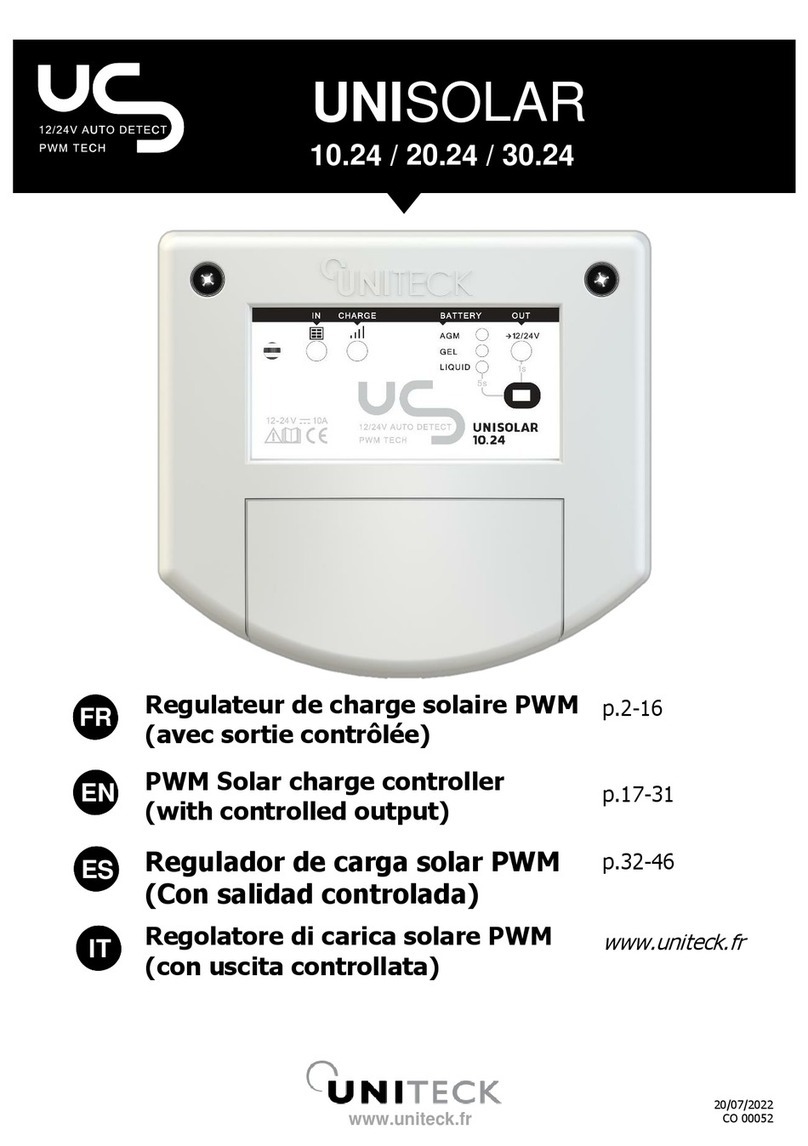 Uniteck UNISOLAR 20.24 manual