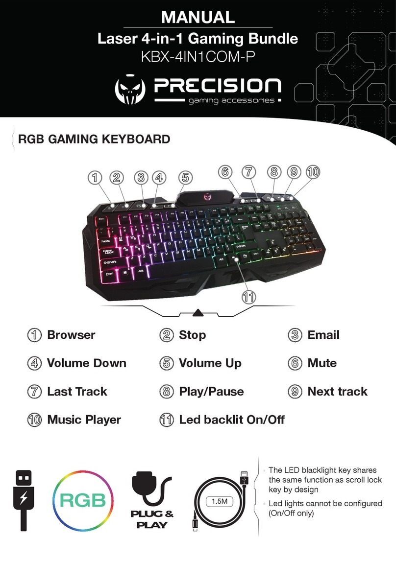 Precision KBX-4IN1COM-P manual