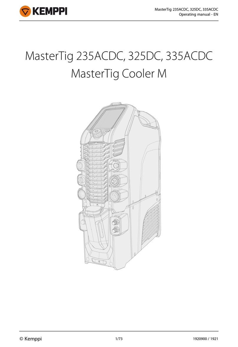 Kemppi MasterTig 335ACDC User manual