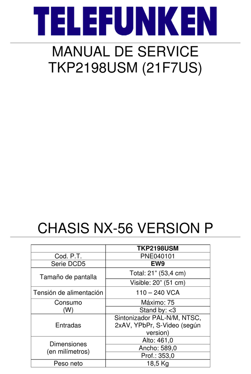 Telefunken TKP2198USM Service manual