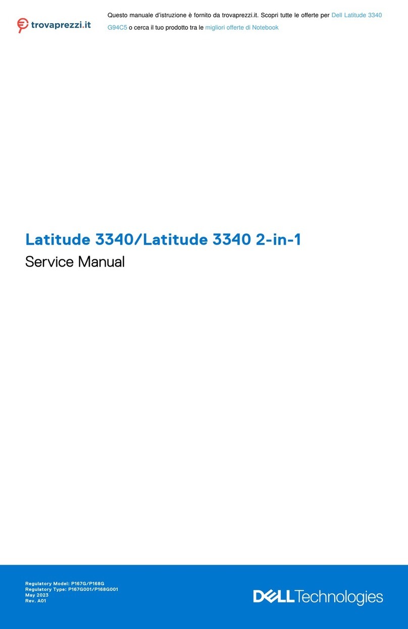 Dell Latitude 3340 G94C5 User manual Dell Latitude 3340 G94C5 User manual