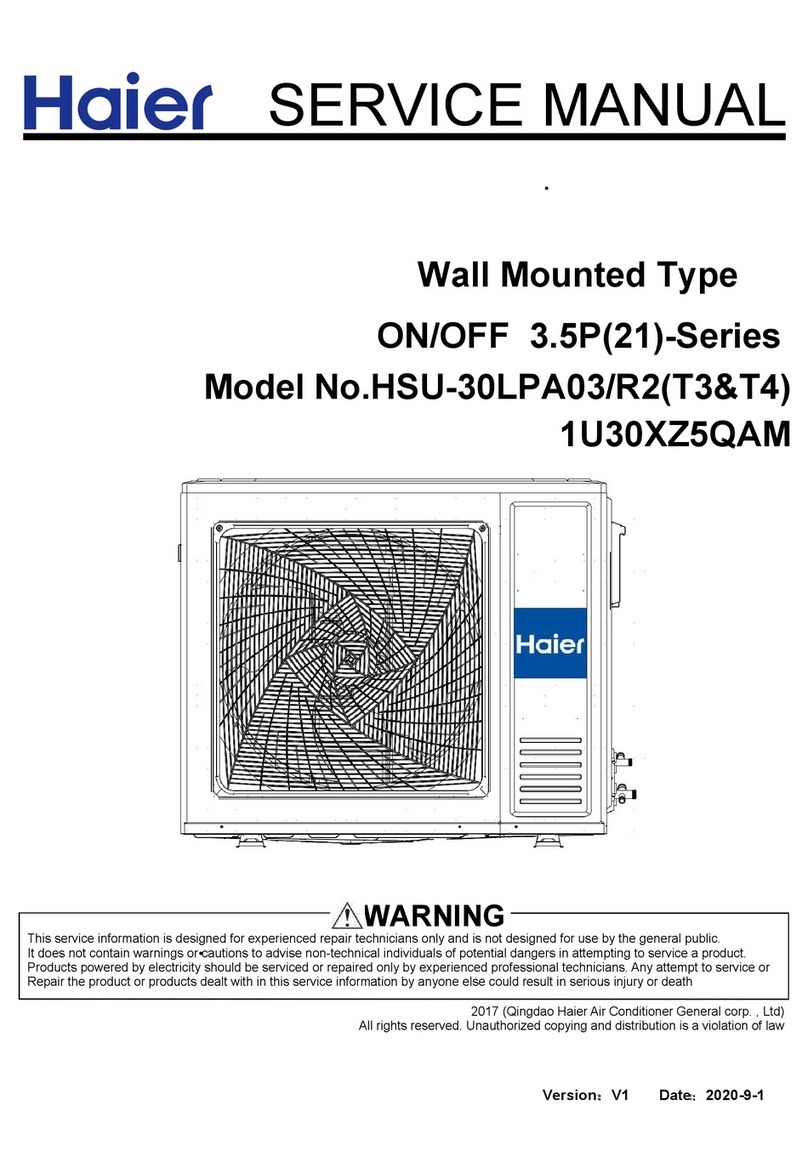 Haier HSU-30LPA03/R2 User manual