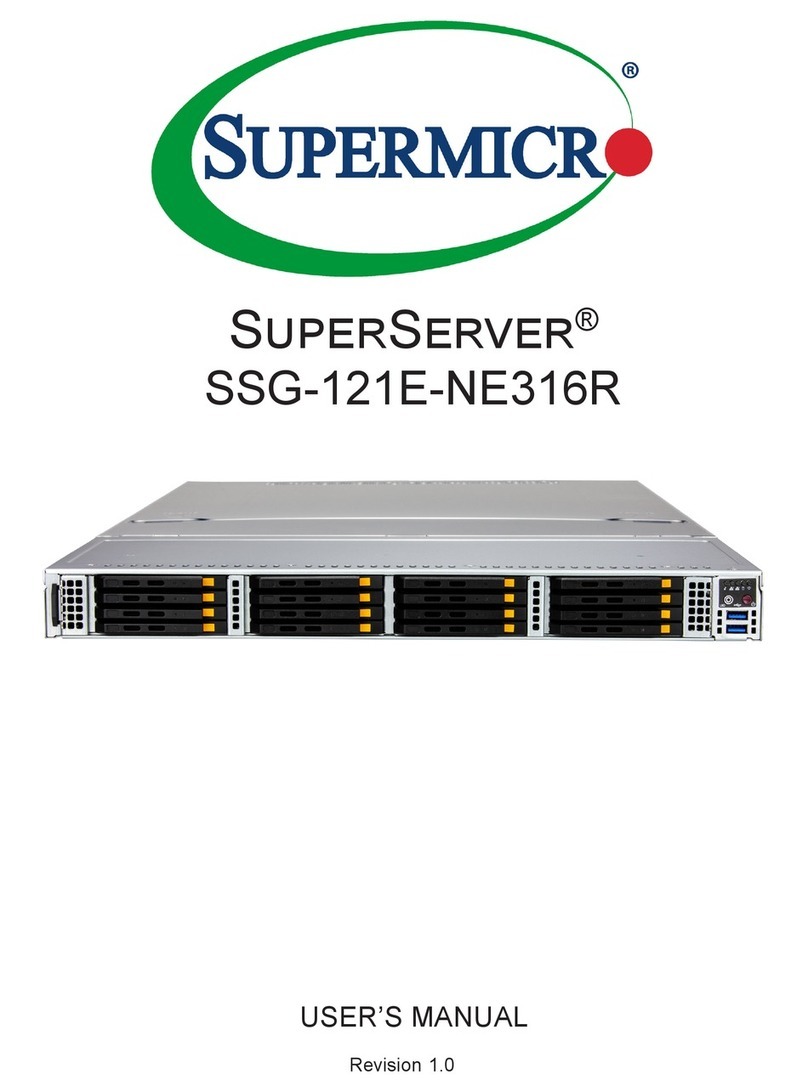 Supermicro SuperServer SSG-121E-NE316R User manual
