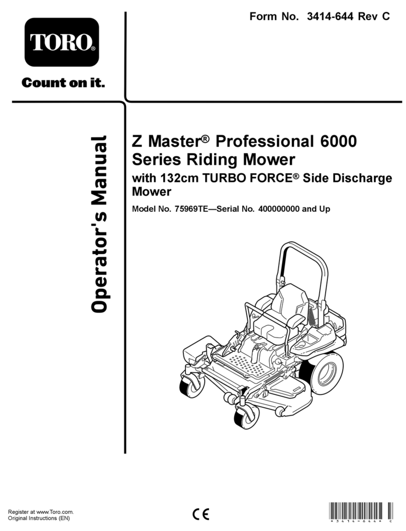 Toro 75969TE Operator's manual