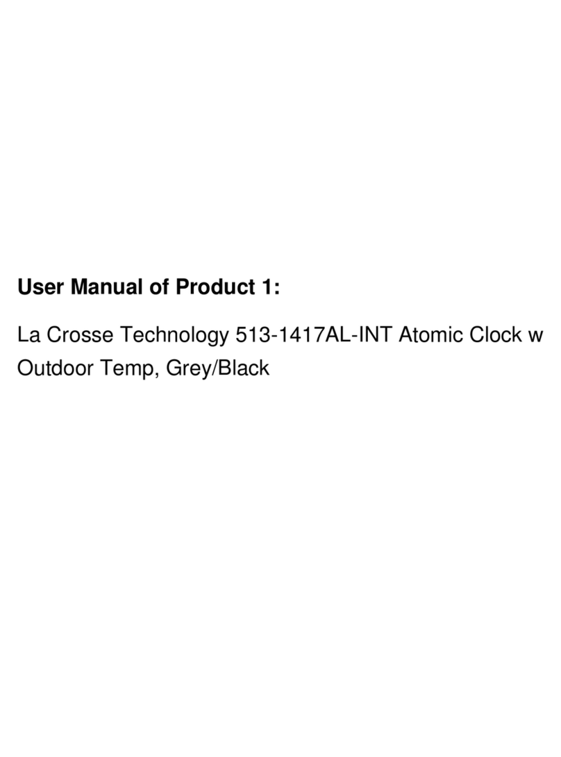 La Crosse Technology 513-1417ALv4 User manual La Crosse Technology 513-1417ALv4 User manual
