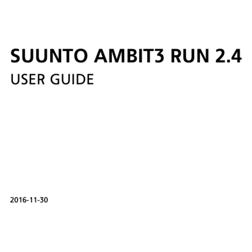 Suunto AMBIT3 RUN 2.4 User manual