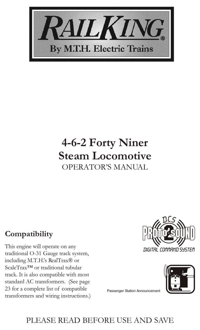 MTHTrains RailKing 4-6-2 Forty Niner Operator's manual