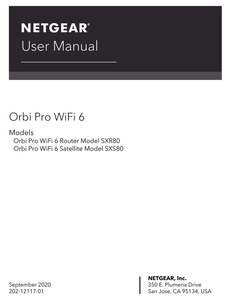 NETGEAR SXR80 User manual