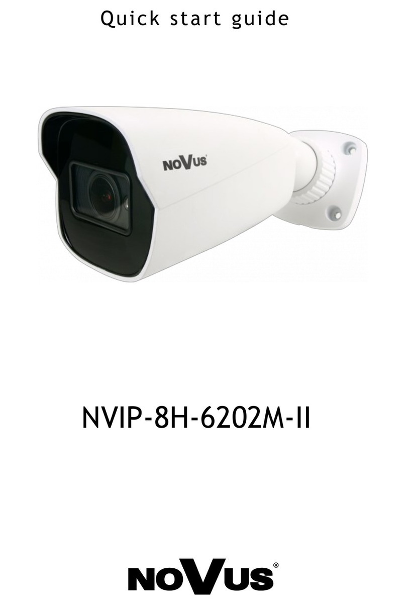 Novus NVIP-8H-6202M-II User manual Novus NVIP-8H-6202M-II User manual
