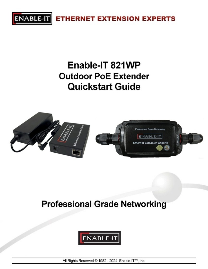 Enable-IT 821WP quick start guide
