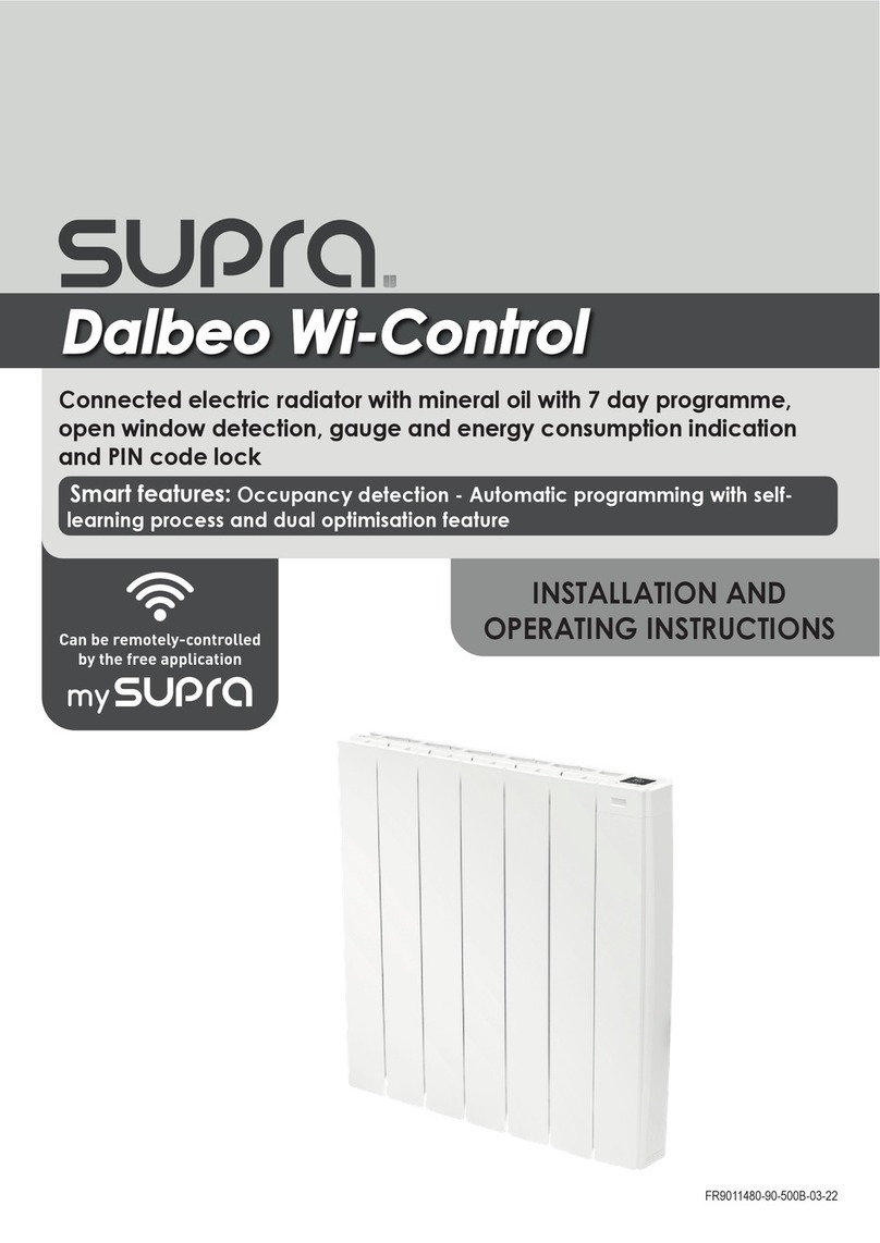 Supra Dalbeo WiControl 1022 User manual
