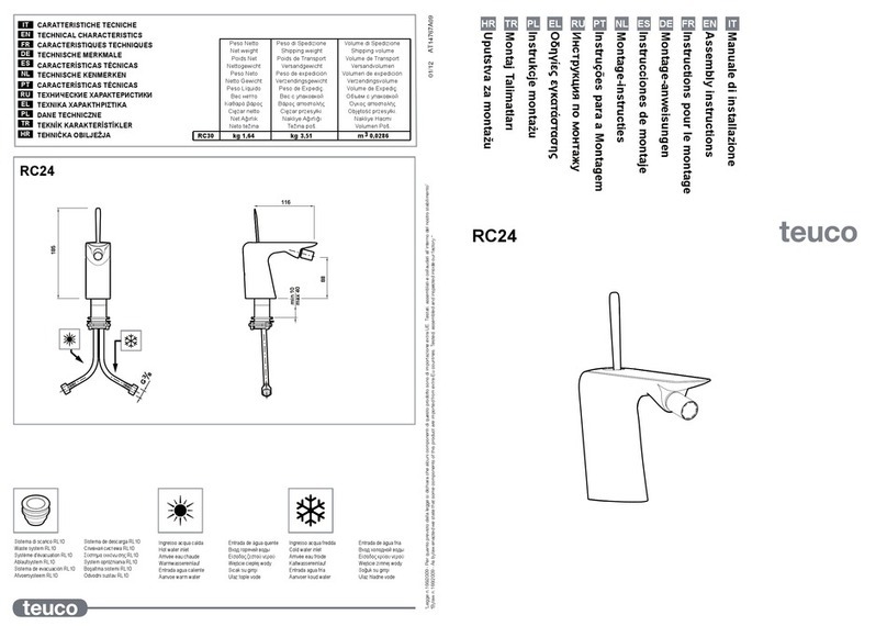 Teuco RC24 Assembly instructions
