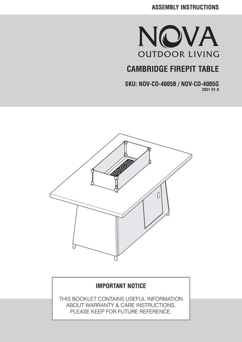Nova CAMBRIDGE NOV-CD-4005B Assembly instructions Nova CAMBRIDGE NOV-CD-4005B Assembly instructions