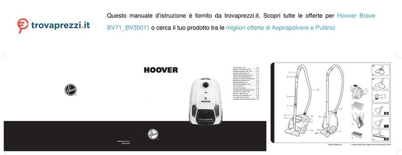 Hoover BV71 BV30011 User manual