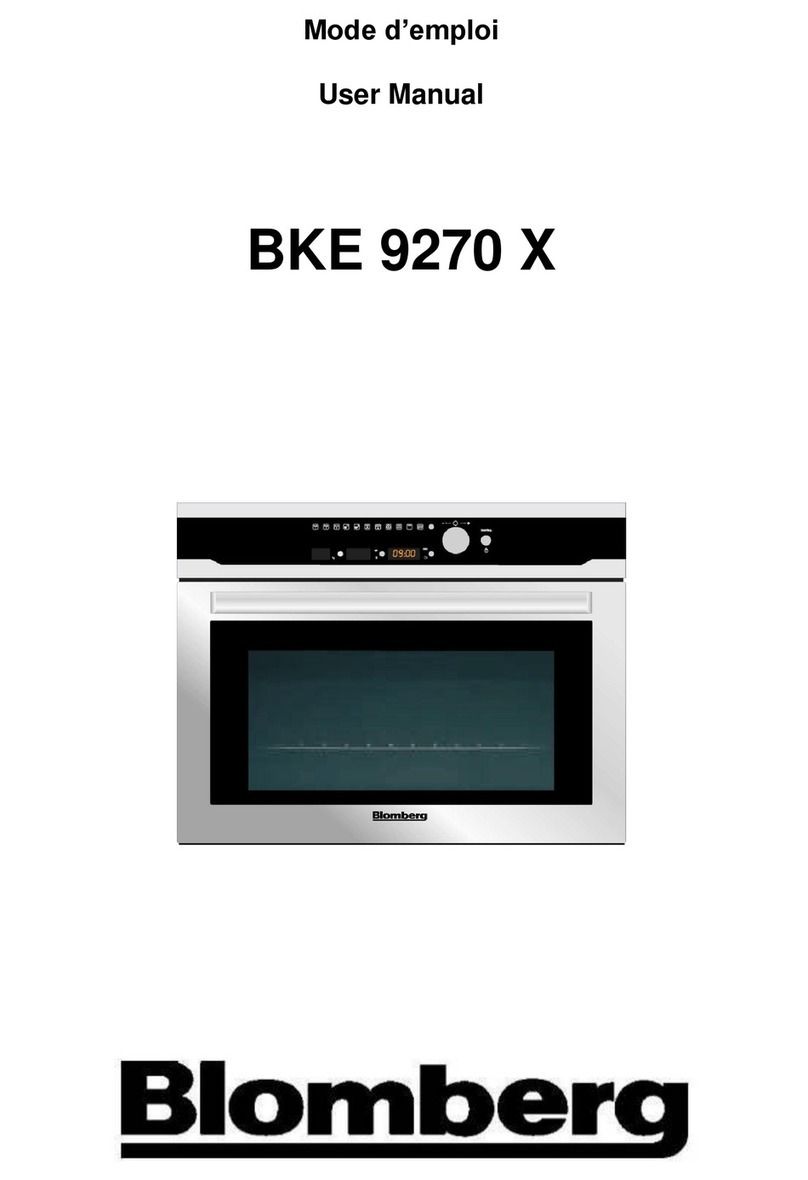 Blomberg BKE 9270 X User manual