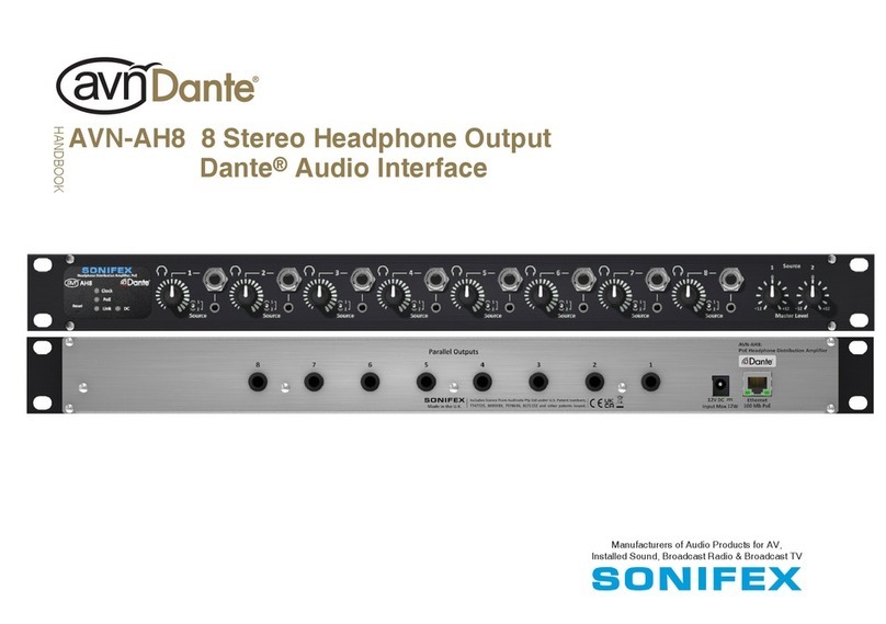 Sonifex avn AVN-AH8 manual