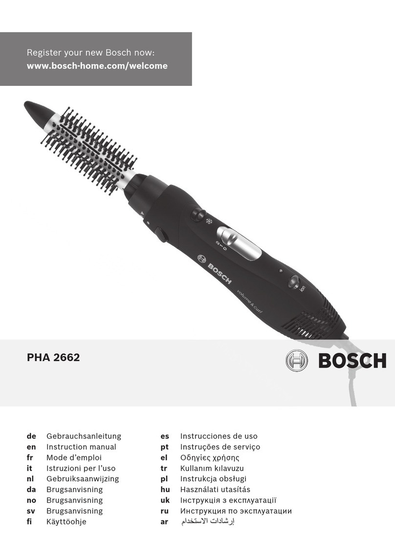 Bosch PHA2662 instruction manual