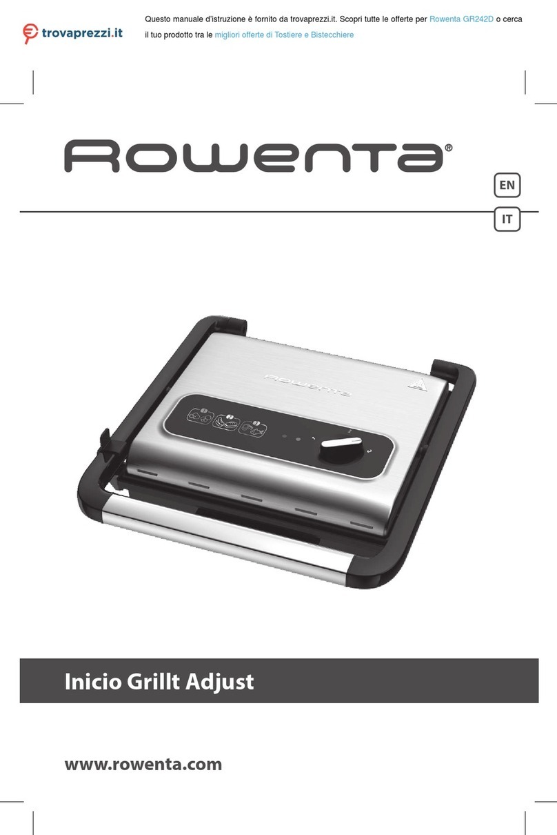 Rowenta GR242D User manual Rowenta GR242D User manual