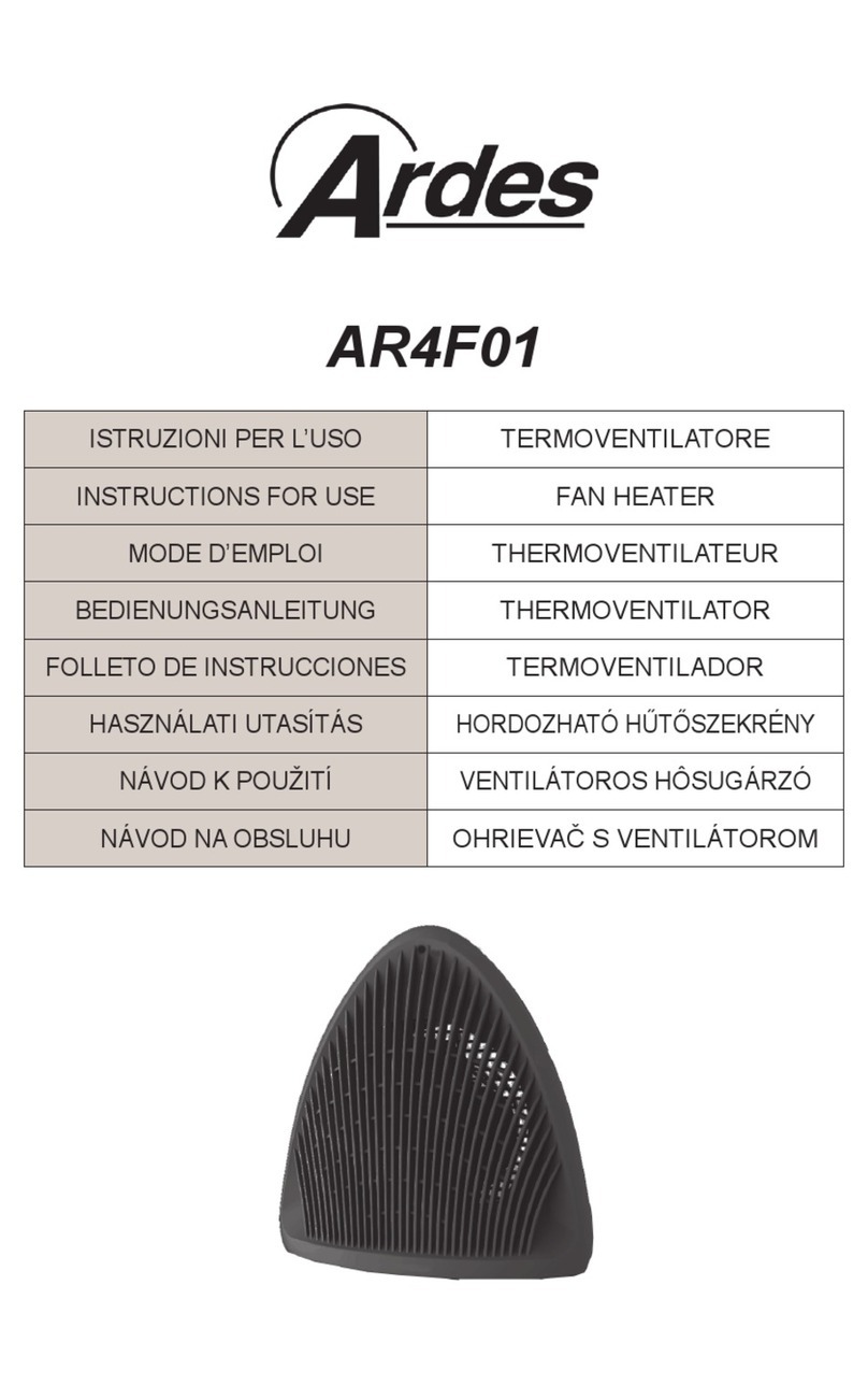 ARDES AR4F01 Instructions for use