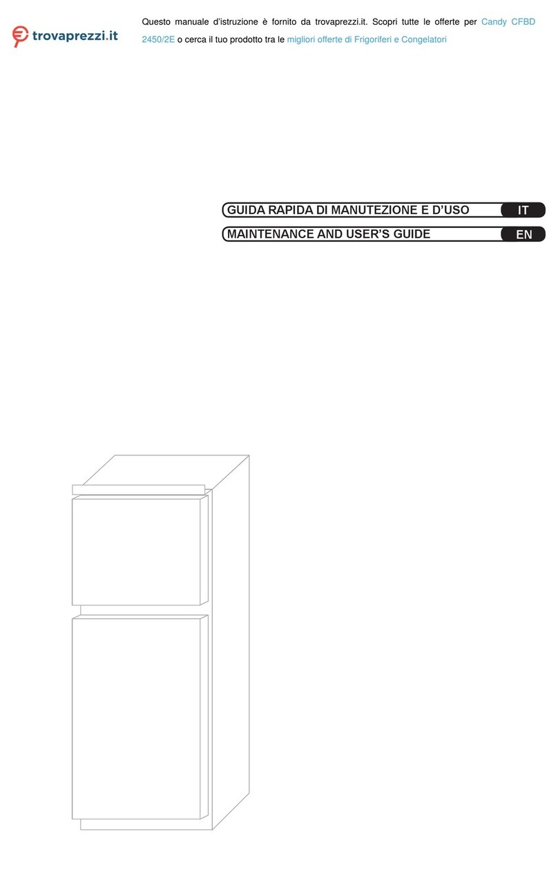 Candy CFBD 2450/2E User manual Candy CFBD 2450/2E User manual