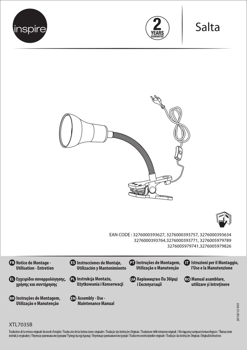 Inspire XTL7035B Assembly, Use, Maintenance Manual