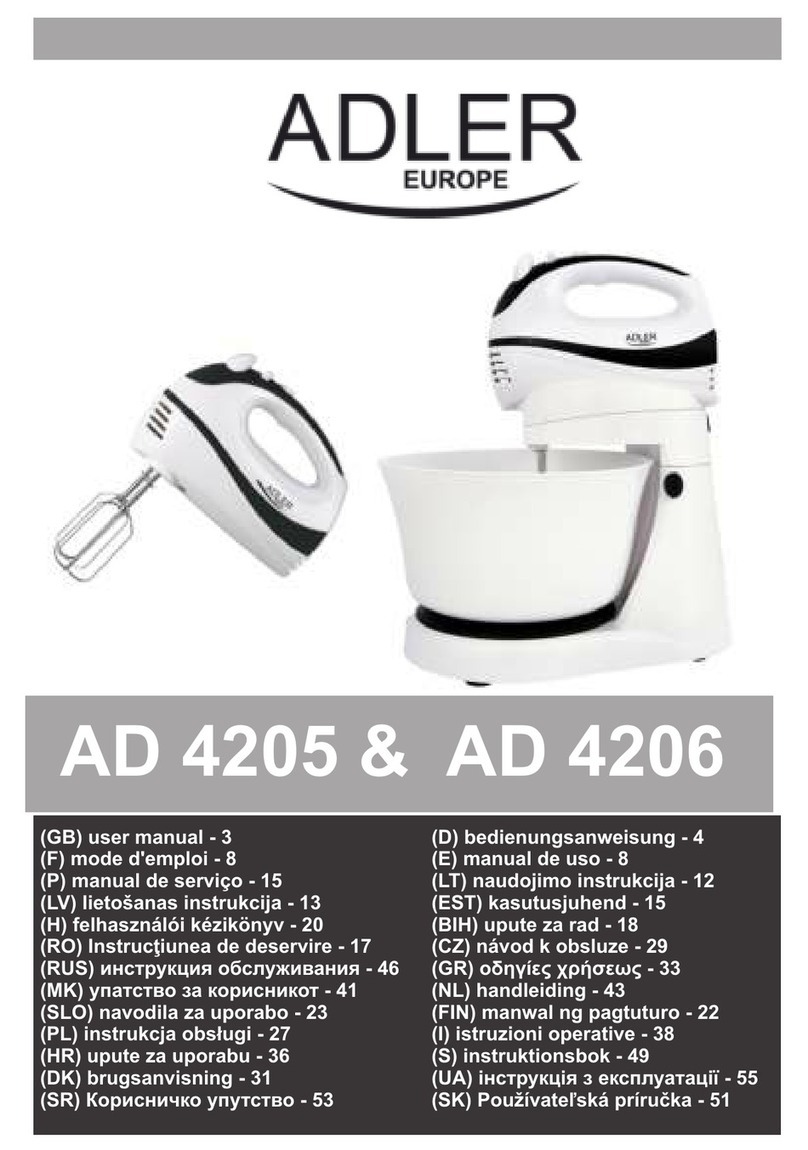 Adler Europe AD 4206 user manual