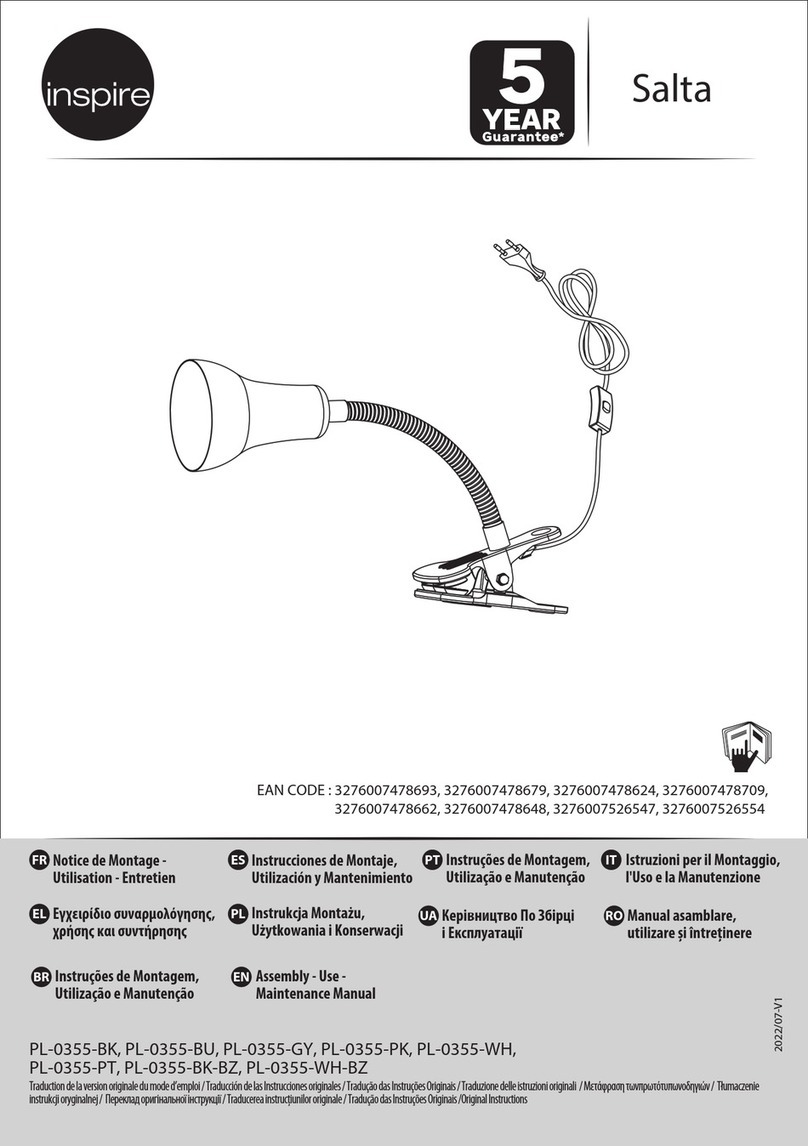 Inspire Salta Maintenance manual