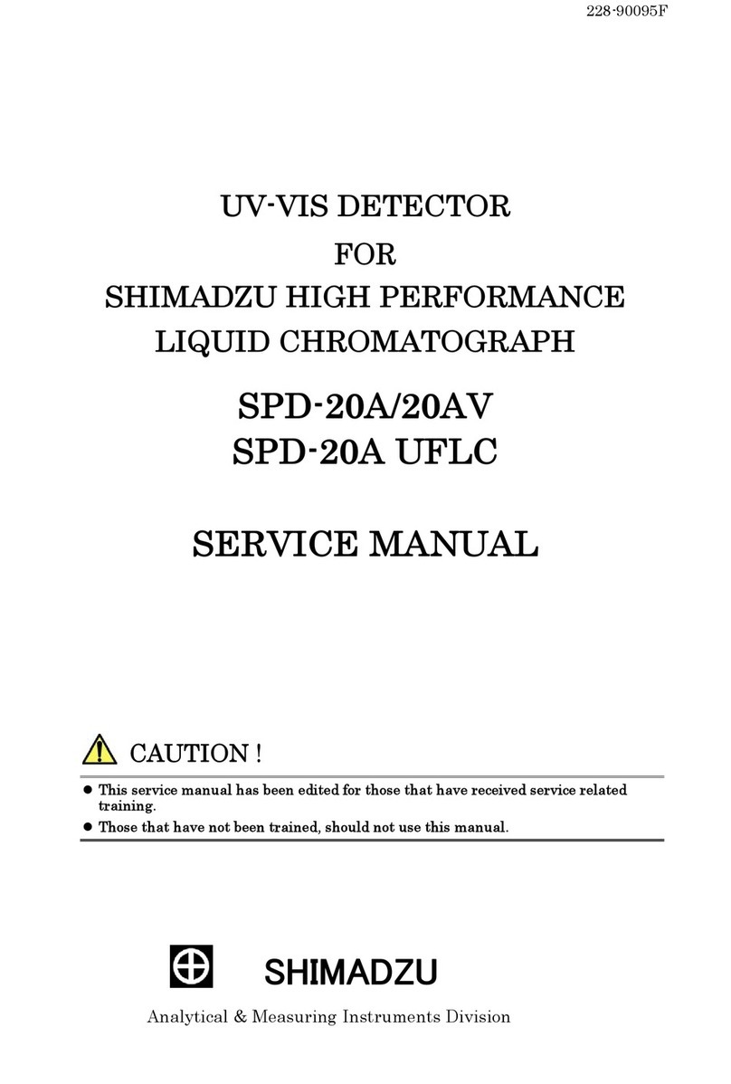 Shimadzu SPD-20A Service manual