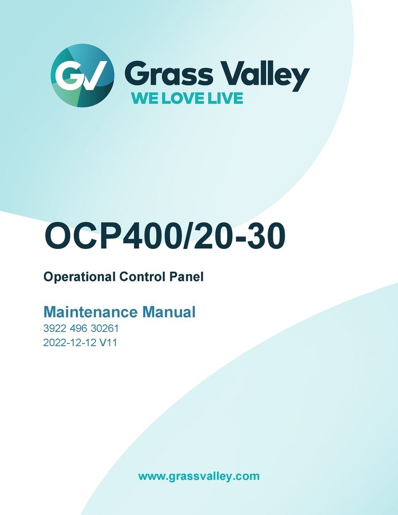 GRASS VALLEY OCP400/20 User manual