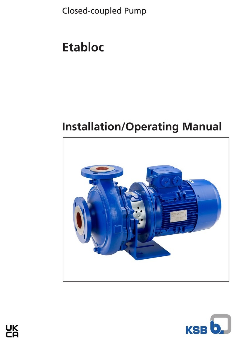 KSB Etabloc Installation instructions