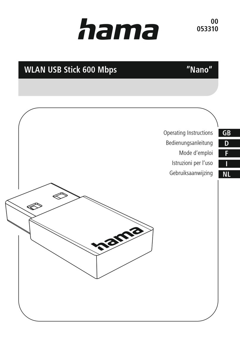 Hama Nano Bluetooth USB Adapter User manual