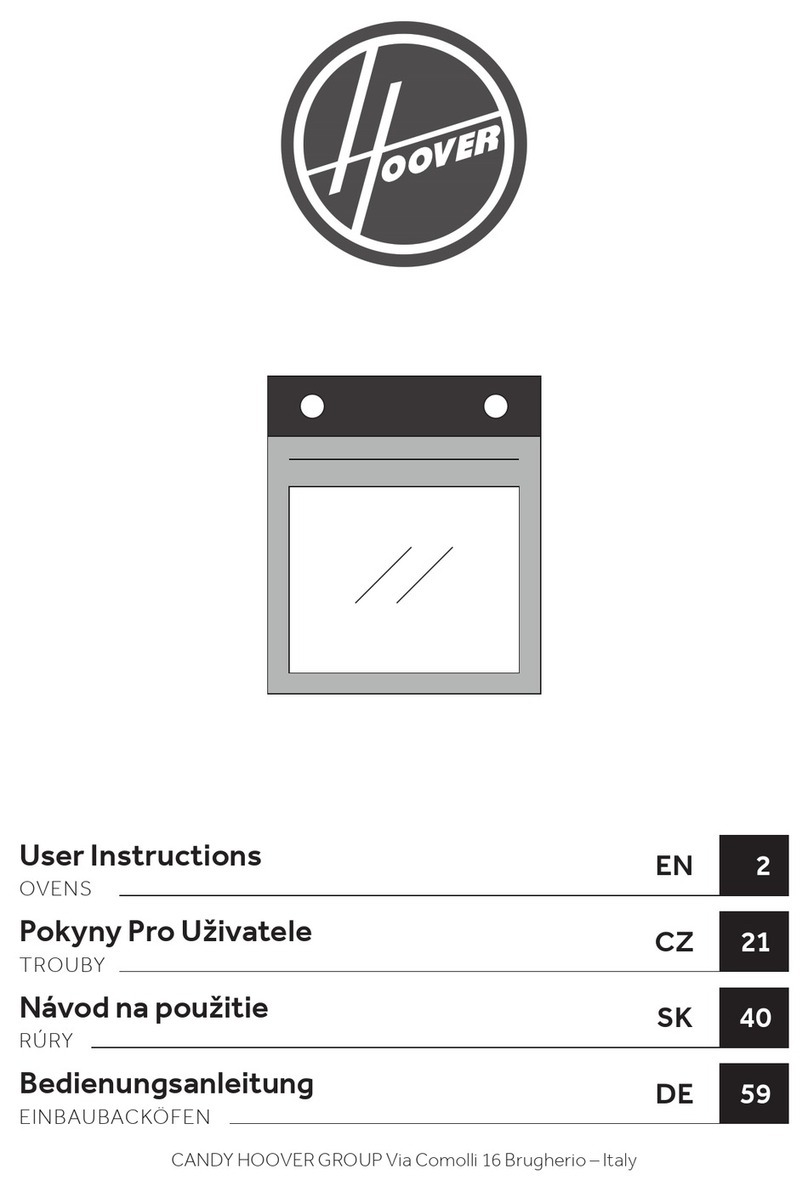 Hoover H-OVEN 500 HOC5S3478WFS User instructions