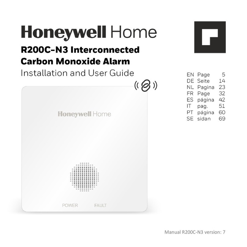 Honeywell Home R200C-N3 Installation and user guide