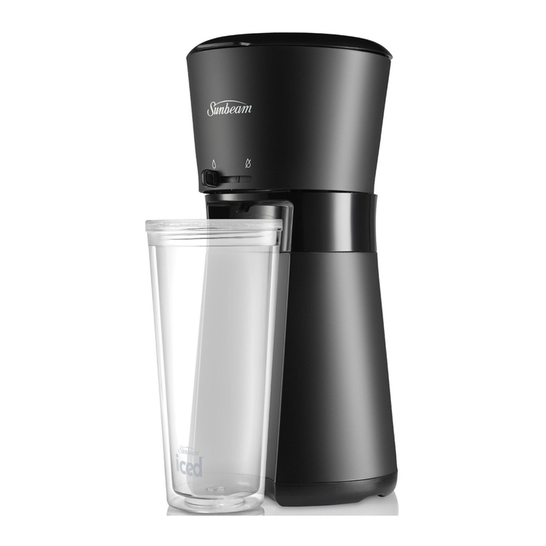 Sunbeam iced SDP1000 Series user manual