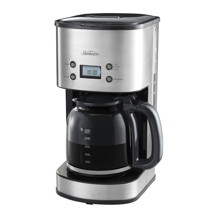 Sunbeam Stainless Drip Filter PC7900 User manual