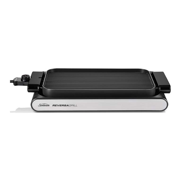 Sunbeam ReversaGrill HG3300 User manual