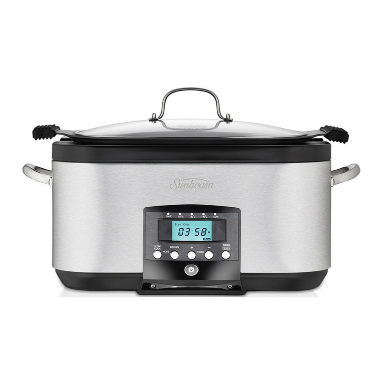 Sunbeam SecretChef HP8555 user manual Sunbeam SecretChef HP8555 user manual