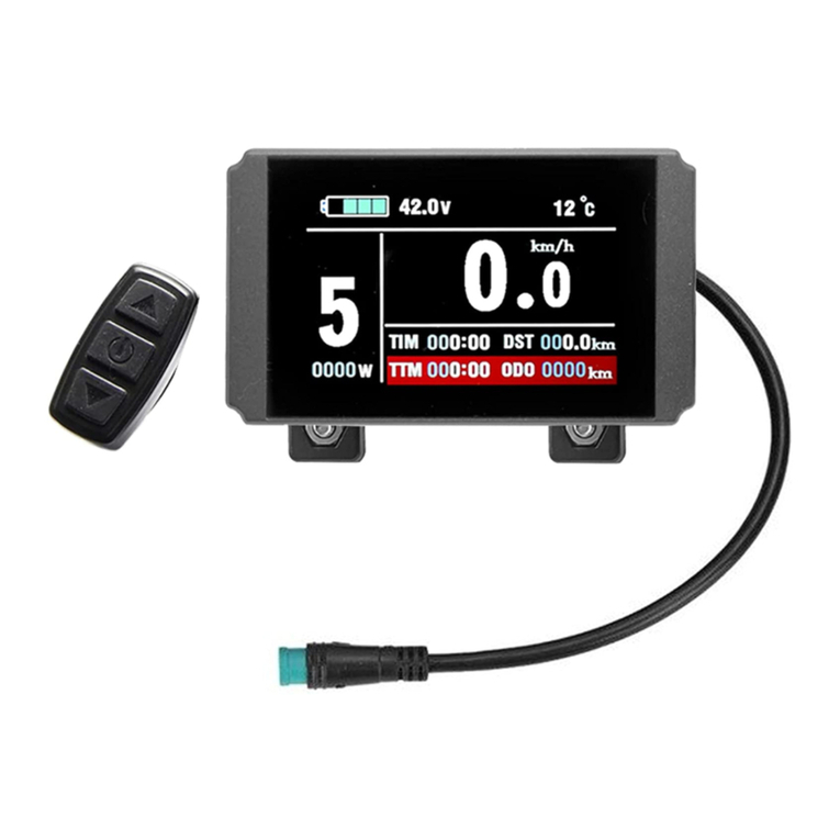 Green Bike KT-LCD8H user manual