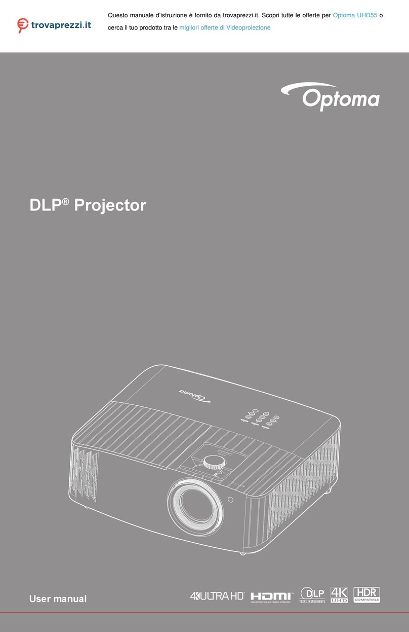 Optoma UHD55 User manual Optoma UHD55 User manual